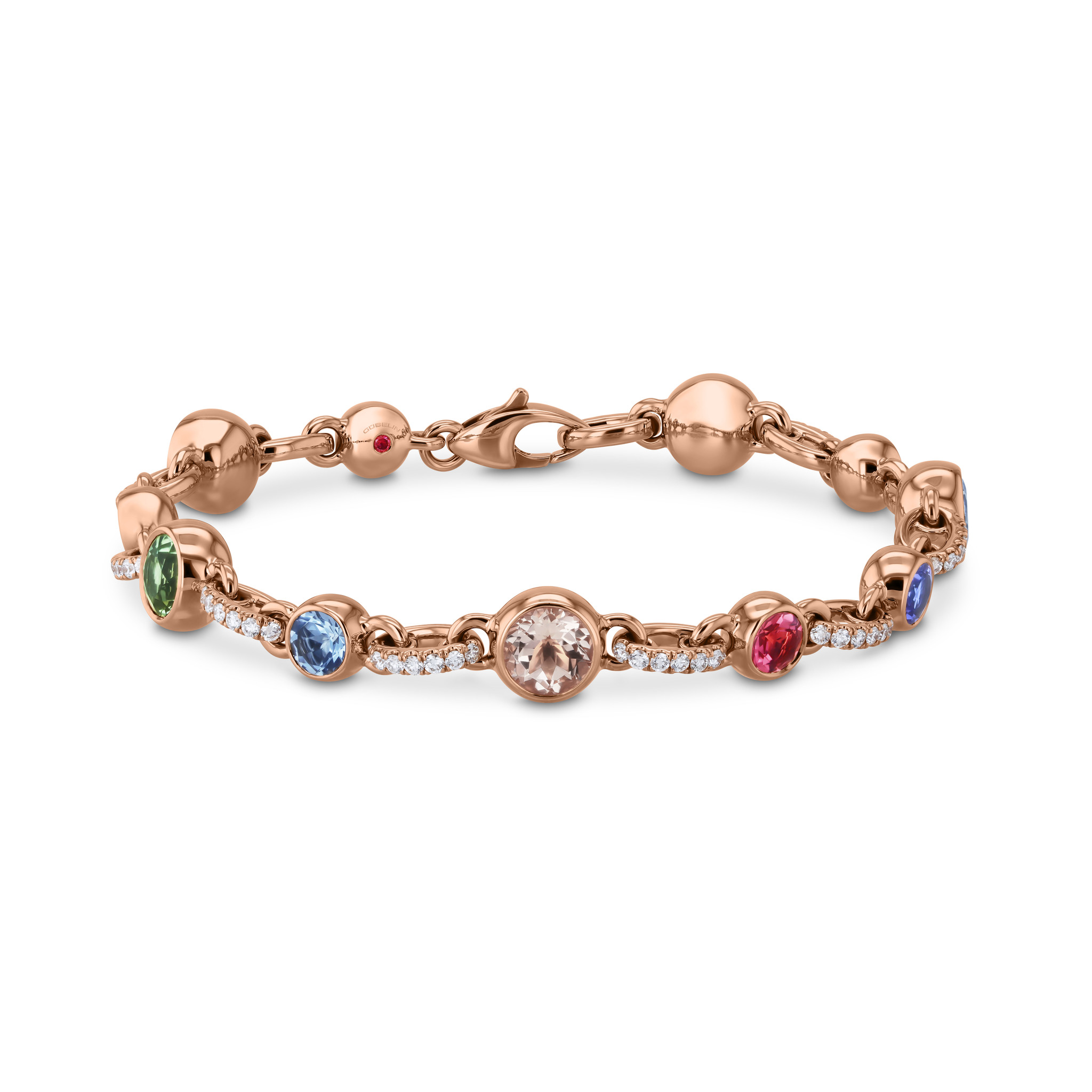 Bracelet mit Farbsteinen