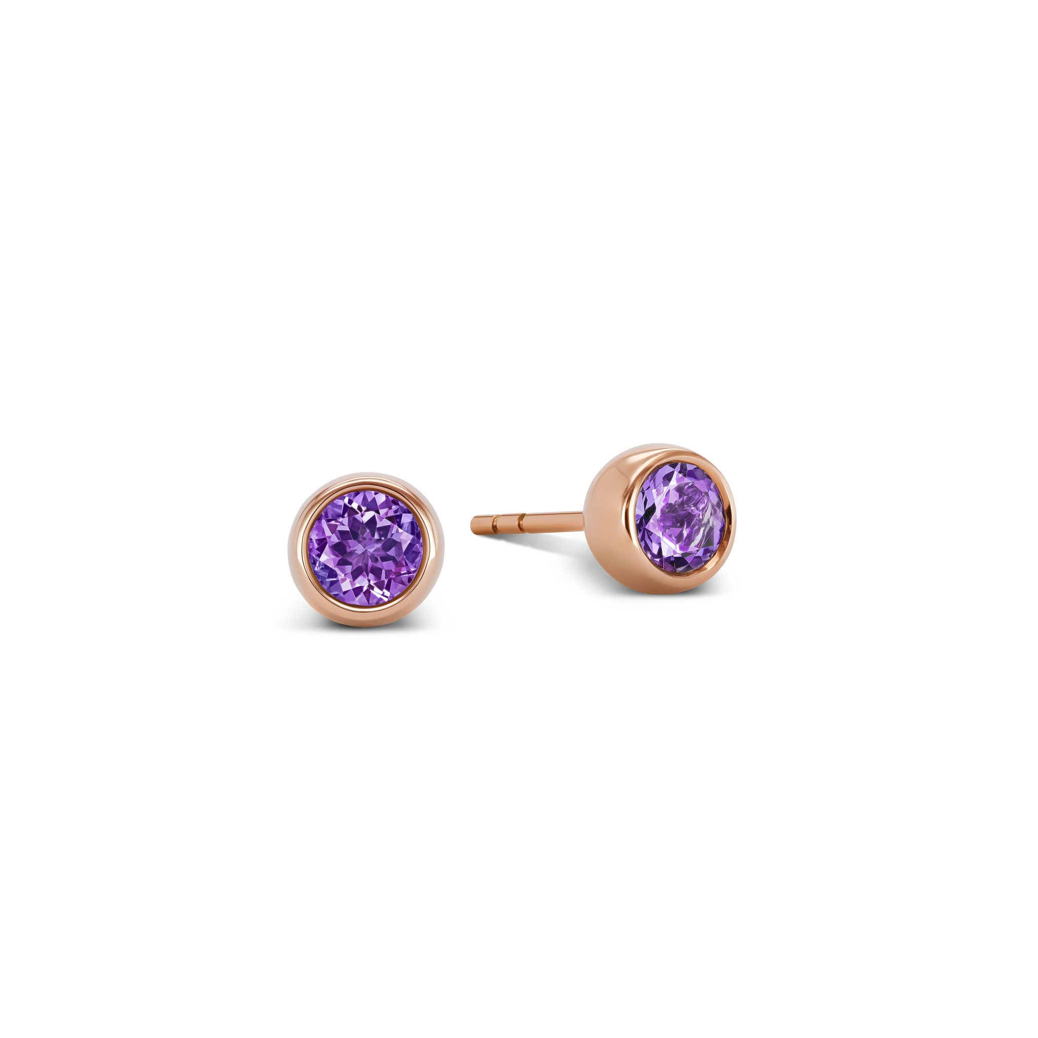 耳环镶嵌紫水晶