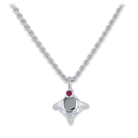 Solitaire necklace with diamond