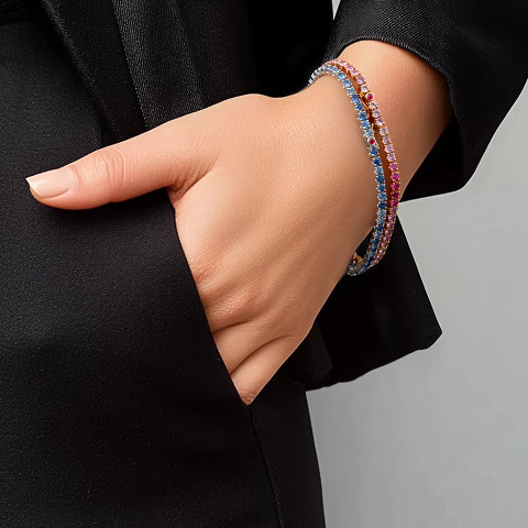 Bracelet mit Saphiren