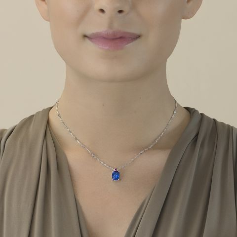 Sapphire necklace