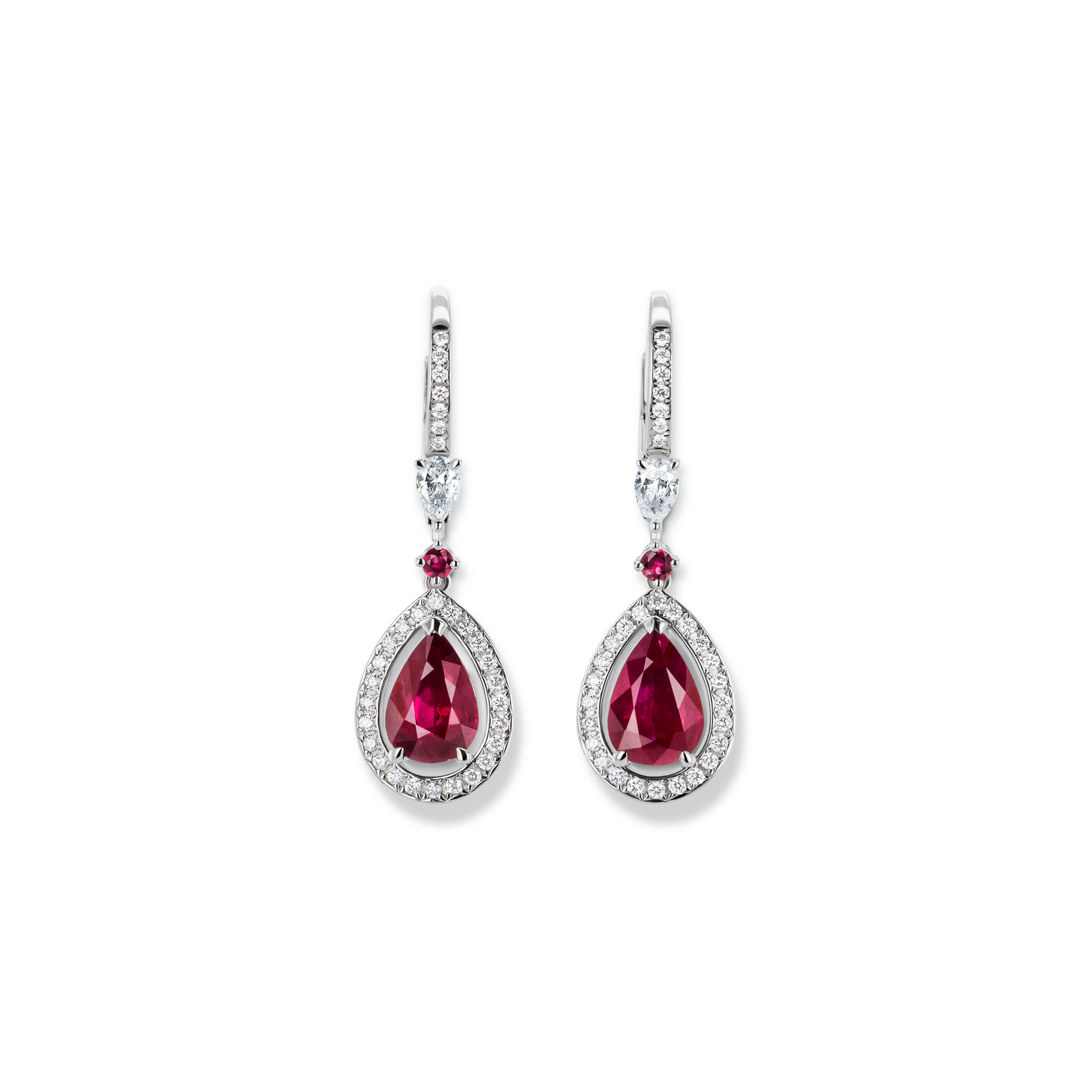 Ruby earrings | 44A-1309/RUB/PS | Gübelin Jewellery