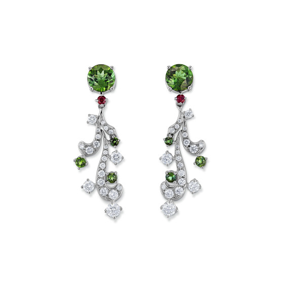 Ohrringe mit Turmalinen