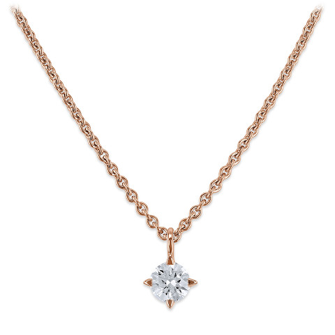 Solitair necklace with diamond