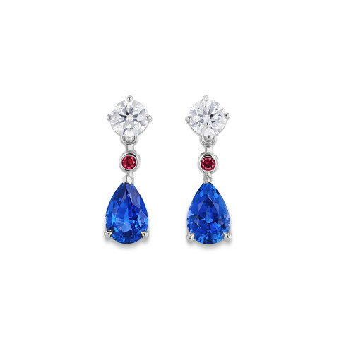 Sapphire earrings
