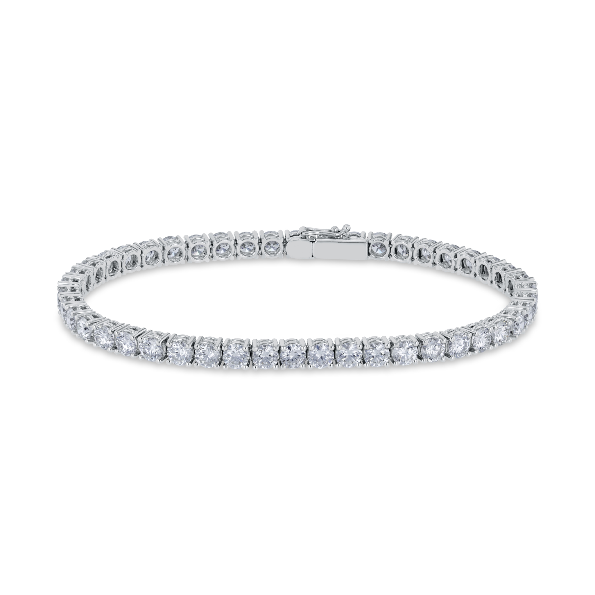 Riviere bracelet with diamonds
