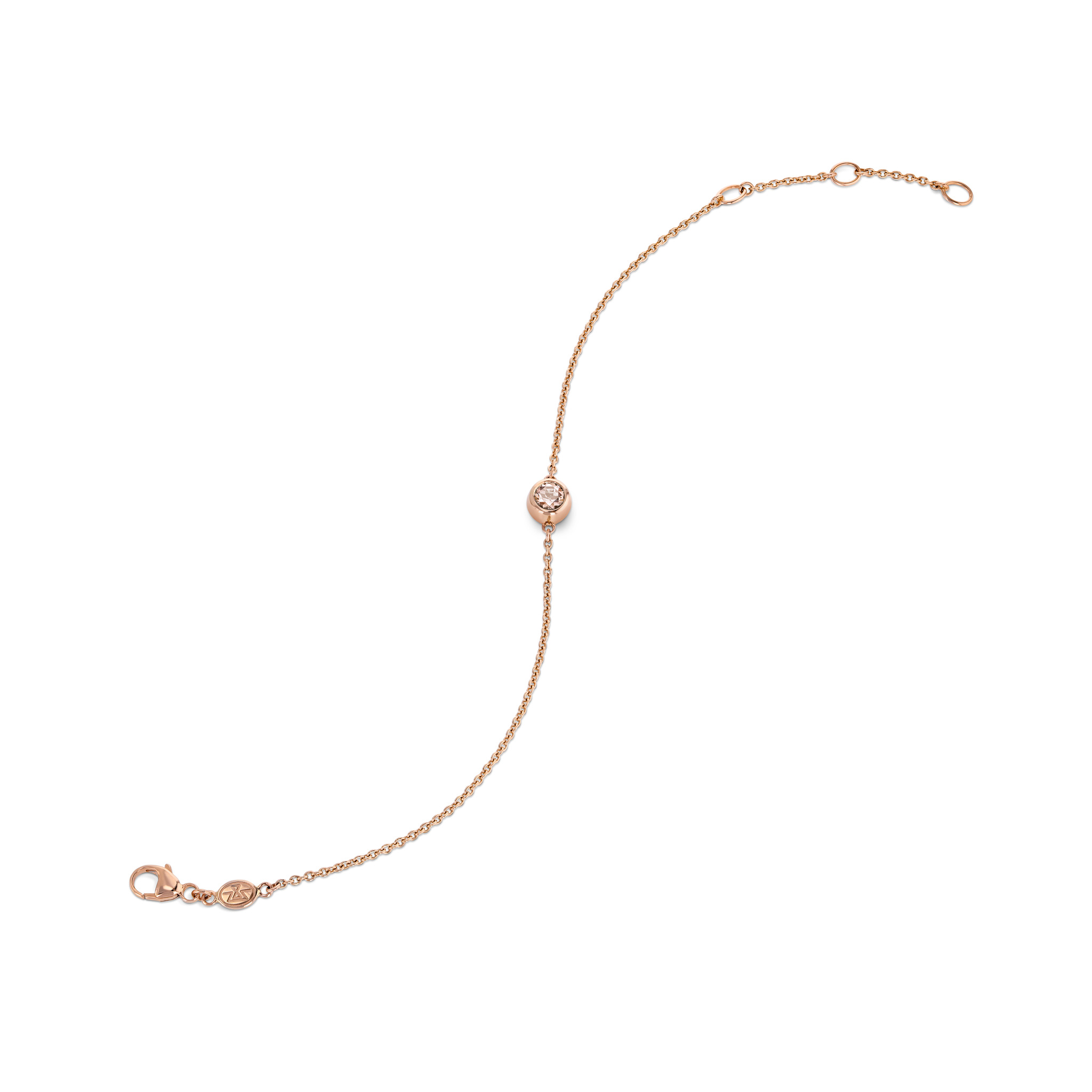 Bracelet with morganite