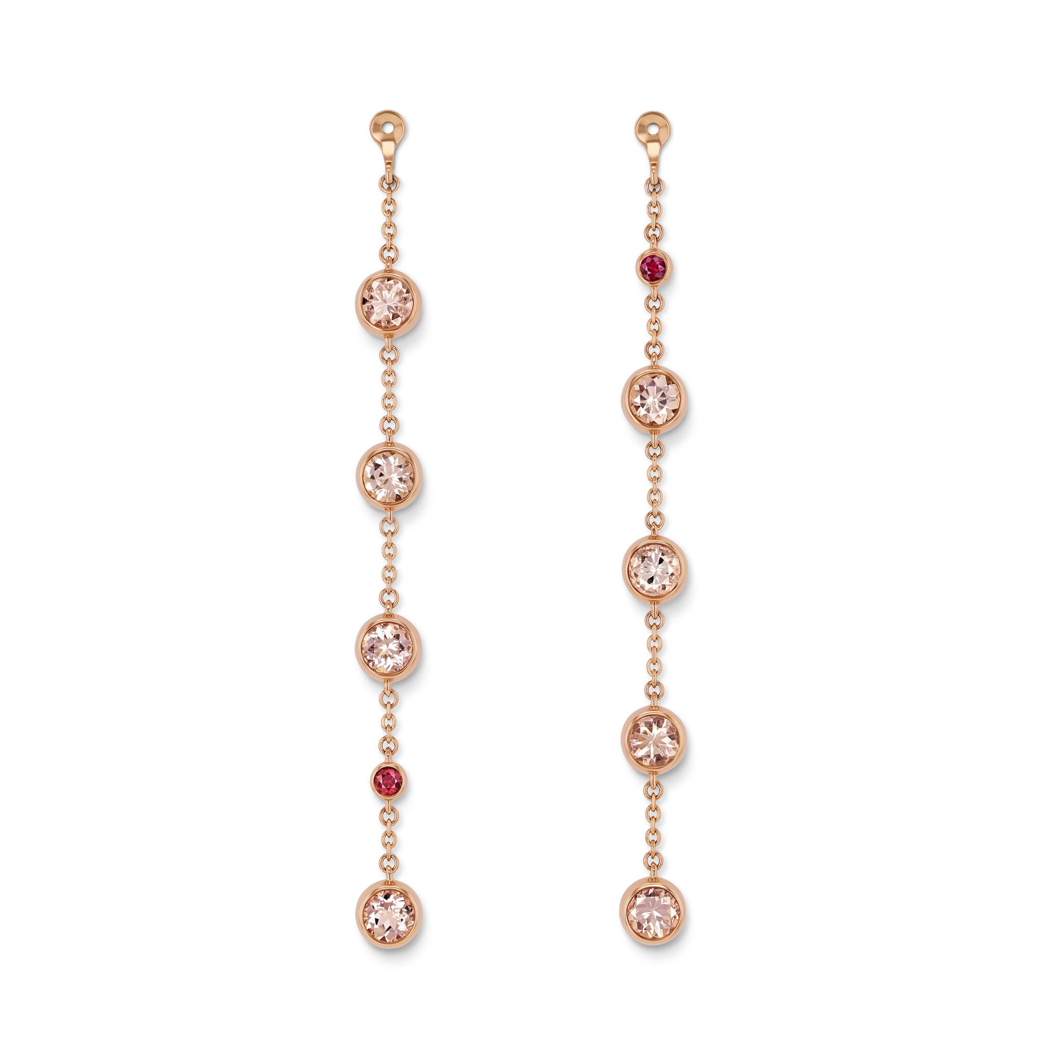 Ear Charms mit Morganiten