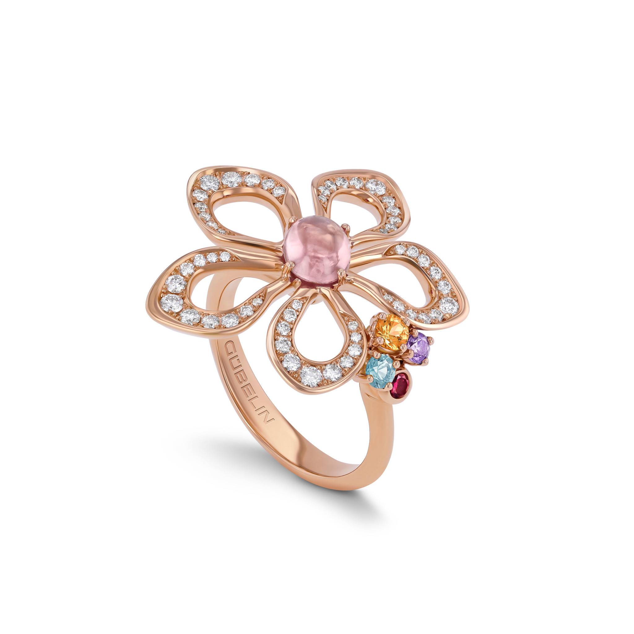 Ring with morganite