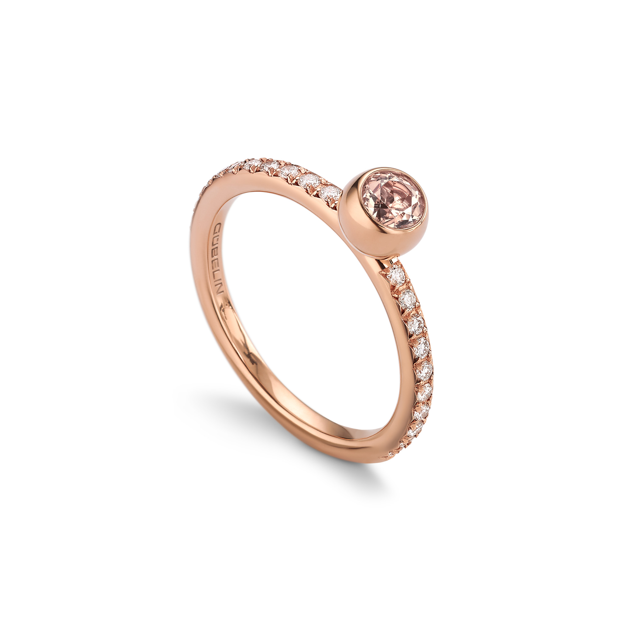 Ring with morganite
