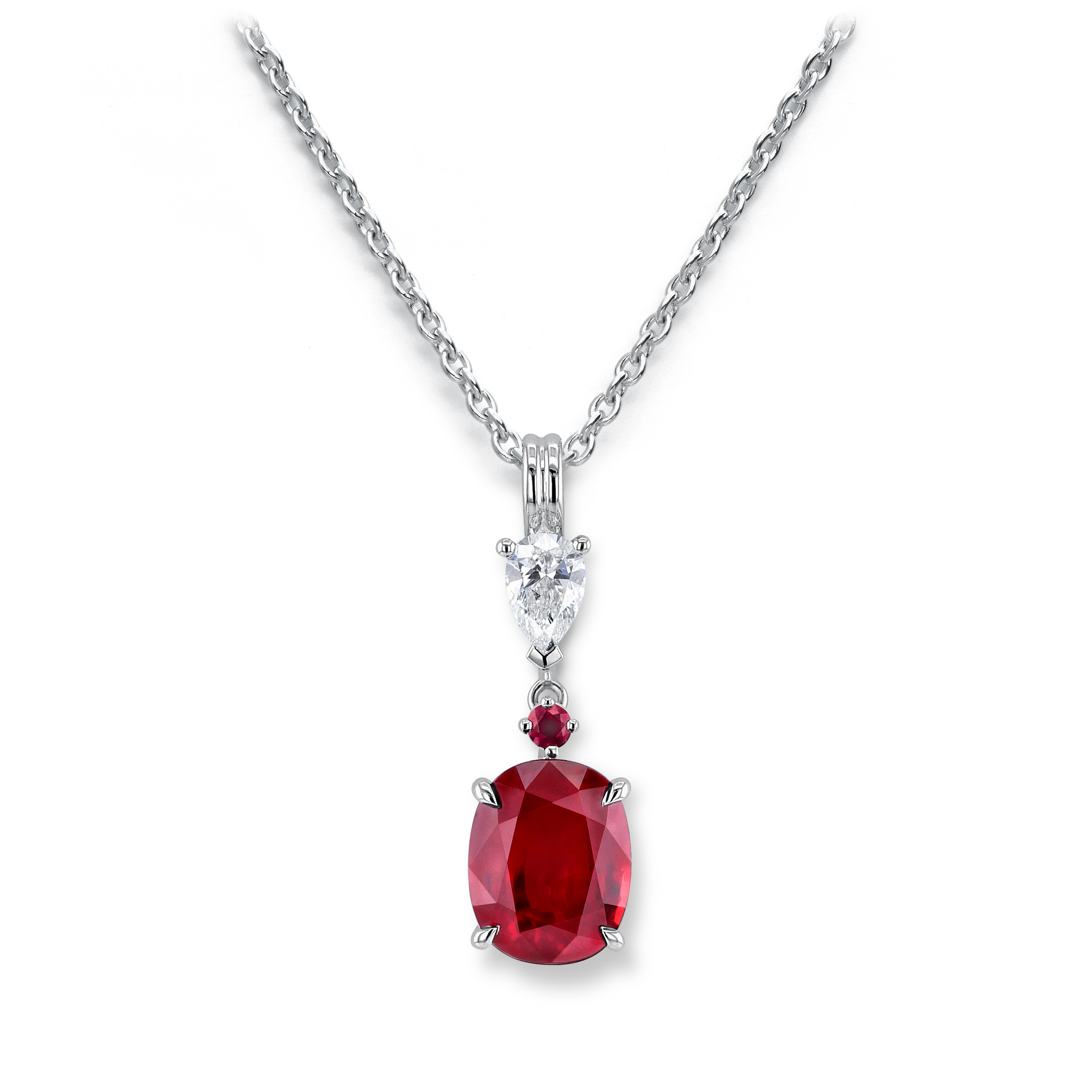 ruby necklace Ruby necklace | 42A-1213/RUB/OV | Gübelin Jewellery